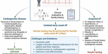 Genetic testing of patients with atrial fibrillation can alert clinicians to potential development of life-threatening conditions
