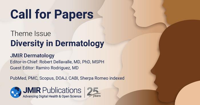 JMIR Dermatology Invites Submissions on Diversity in Dermatology