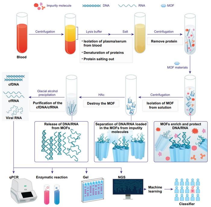 Revealing characteristics of circulating cell-free RNA in the blood of