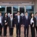 A photo of representatives from AACSB International and professors of Business Administration at UNIST.