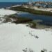 Aerial View Hurricane Ian Aftermath