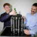 Refrigerator cools by flexing artificial muscles