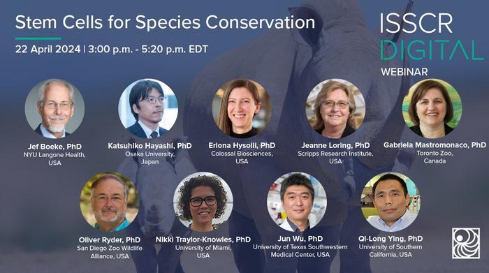 ISSCR hosts free Earth Day webinar “Stem Cells for Species Conservation”