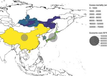 Estimated mortality and economic impacts of enhanced Siberian wildfires