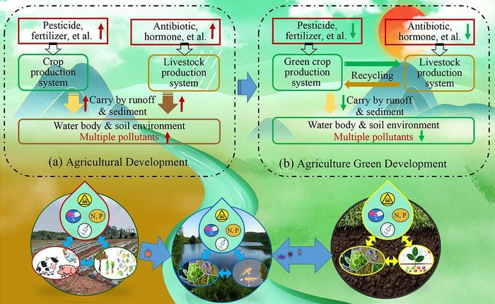 Multiple pollutants from crop and livestock production in the Yangtze River: status and challenges