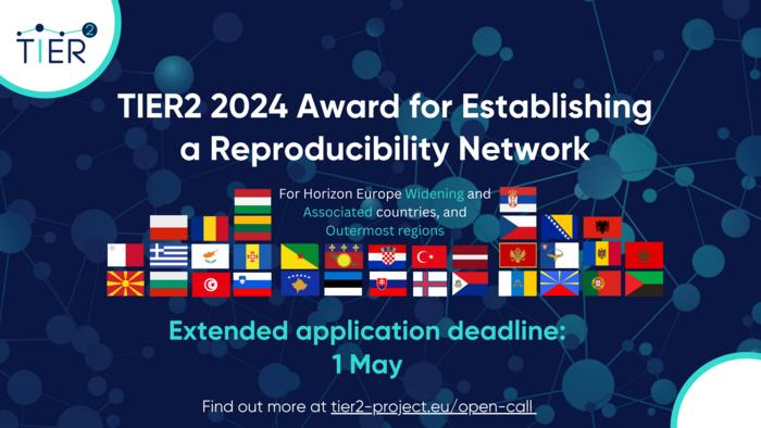 Open call for award: Establish a Reproducibility Network in your country