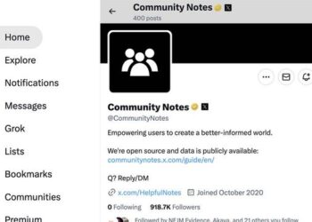 Screenshot of Community Notes on X