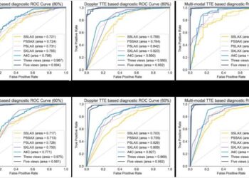 Fig. 1. ROC curves of classification of healthy control (HC) and CHDs.