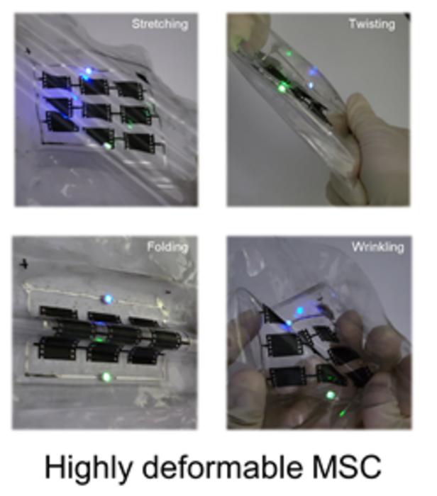 KITECH develops deformable energy storage device via laser technology