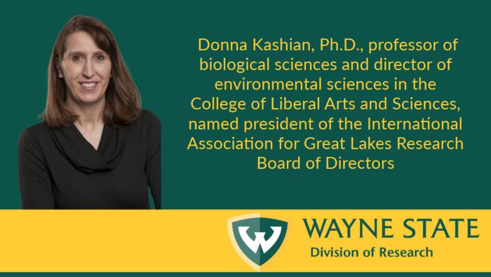 Wayne State faculty member named president of the International Association for Great Lakes Research board