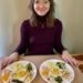 Researcher with baby-led weaning plates