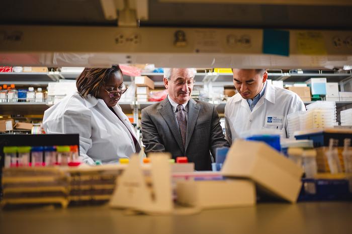 (Center) Dr. David Weiner and lab staff at The Wistar Institute.