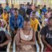 Ugandan female youth practicing Transcendental Meditation