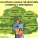 Reducing children's risk of developing hereditary conditions