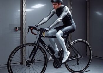 Full-Scale Pedaling Mannequin Tested in Wind Tunnel