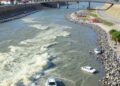 Turbulent Flow in Heavily Polluted Tijuana River Elevates Regional Air Quality Risks