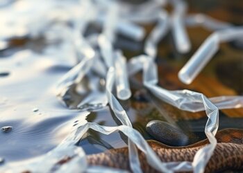 Tracking Microplastic Fiber Movement in River Flows