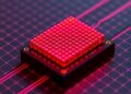 3D Integrated Red Micro-LED Display on Silicon