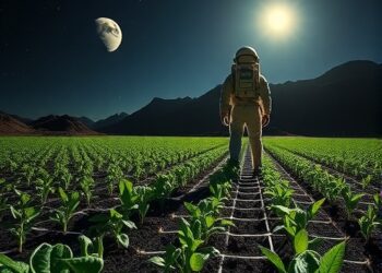 Turning Recycled Sewage into a Sustainable Resource for Growing Crops on the Moon and Mars