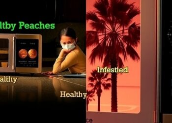 Microwave Scattering Reveals Healthy vs. Infested Date Palms