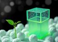 Biopolymer Microenvironment Enables High-Current CO2 Conversion