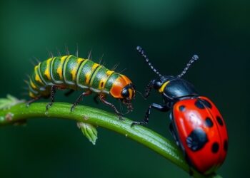 Thundering Footsteps Alert Minute Caterpillars to Deadly Ladybeetle Attacks — Biology
