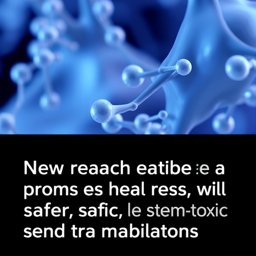 Return exactly one rewritten English science news headline for the original title below. Maximum 12 words. Output plain text only. Do not use HTML, Markdown, quotes, labels, explanations, bullets, numbering, or multiple options. Original title: New research provides a promising step towards safer, less toxic stem cell transplants