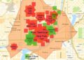 Hidden Patterns of Urban Mixing Uncovered in Five Global Cities