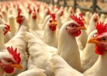 Industrial Poultry Farming Speeds Spread of Major Foodborne Disease