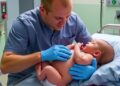 Rescuer Rotation Affects Neonatal Chest Compression Metrics, Simulation Study Finds