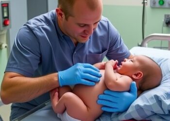 Rescuer Rotation Affects Neonatal Chest Compression Metrics, Simulation Study Finds