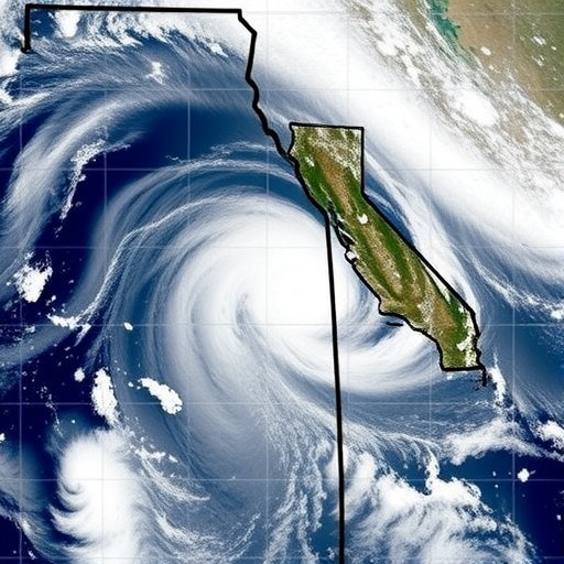 Weakening Atlantic current drives stronger California storms