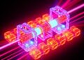 Cerium(III) Lanthanide Complex Delivers Highly Efficient Dual-Channel Doublet Emission