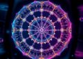 Far-apart time crystals synchronize their oscillations