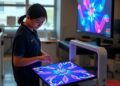NUS CDE researchers set new brightness records for flexible displays
