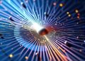 Scientists observe antiferromagnetic skyrmions interacting in real time