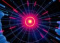 Topology Guides Vortex Formation in a Polariton Condensate