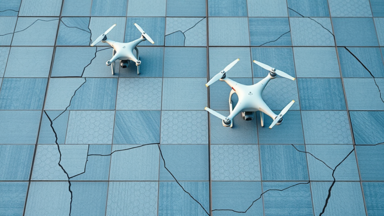 Drones on 5G Now Spot Cracked Building Tiles in Real Time
