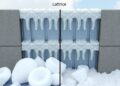 Dry ice and carbonation curing compared for concrete strength and durability