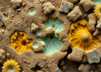 Fungal Partners Supercharge Cyanobacteria to Bind Toxic Mine Sand Into Living Crusts