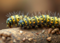 Grouped caterpillars stay cooler than the air when temperatures climb