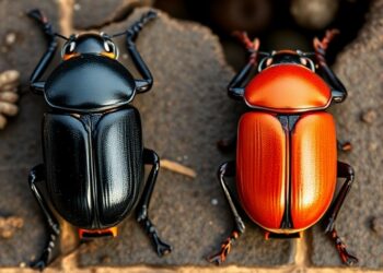 Male burying beetles carry more mites than females, regardless of size.