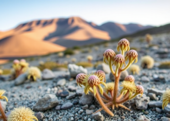 Molecular Efficiency Decides Which Alpine Desert Plants Survive Warming Climates