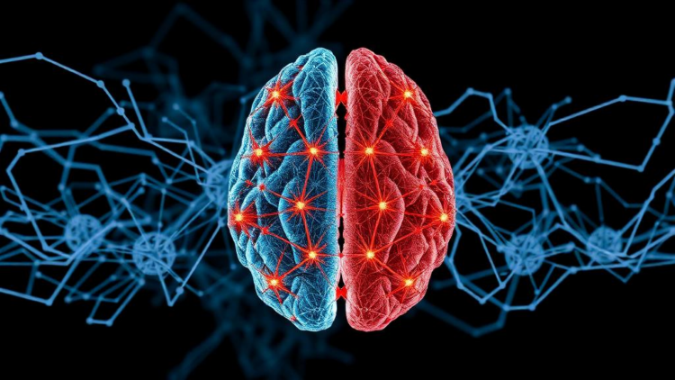 Neural Networks Spontaneously Split Into Context and Sensory Specialists