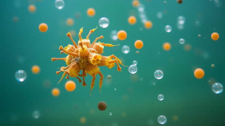 Ocean Particles Forge Lasting Bonds Between Bacteria and Plankton, Year-Long Study Finds