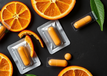 Orange Peel Waste Transformed Into Antioxidant Packaging Using Yeast Capsules and Enzymes