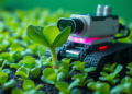 Robot Rover Fuses Depth and Multispectral Imaging to Digitally Twin Lettuce Seedlings in 3D