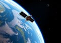 Spectral Client Selection Boosts Reliable Federated Learning in LEO Satellites