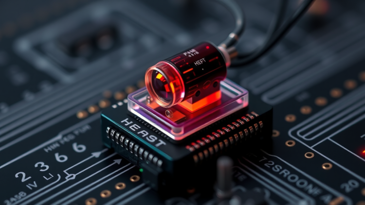 Tiny Robotic Cilia Sense Heat and Pump Fluid on a Chip