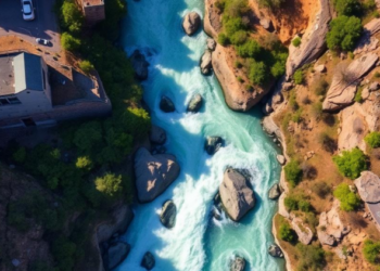 AI Cameras and Aerial Imagery Map the True Limits of a Famous Whitewater Corridor